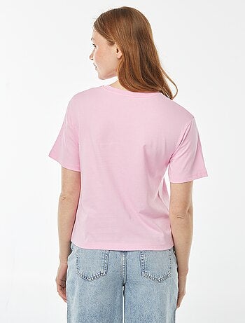 Tee-shirt oversize avec print devant