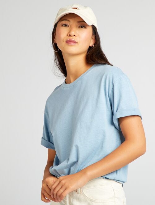 Tee-shirt oversize délavé - Kiabi