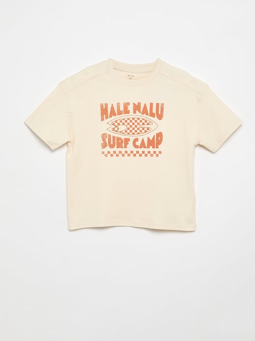 Tee-shirt oversize imprimé - Kiabi