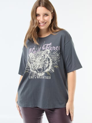 Tee-shirt oversize imprimé