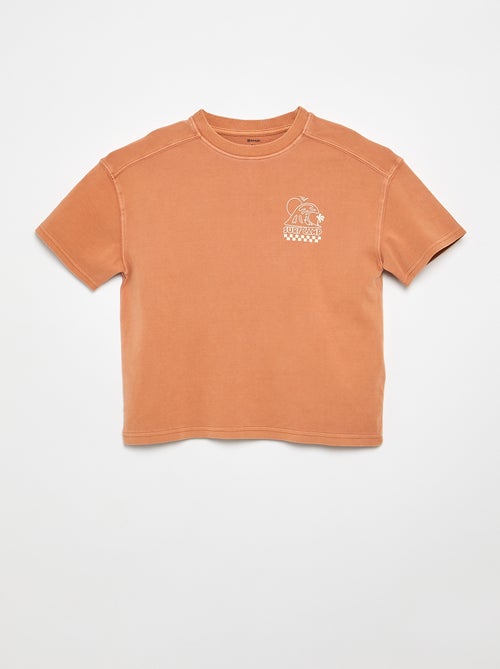 Tee-shirt oversize imprimé - Kiabi