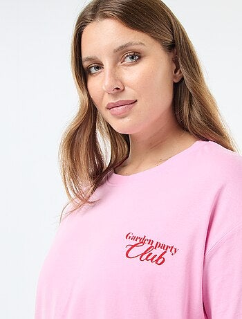 Tee-shirt oversize imprimé