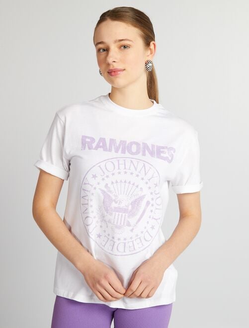 Tee-shirt oversize 'Ramones' - Kiabi