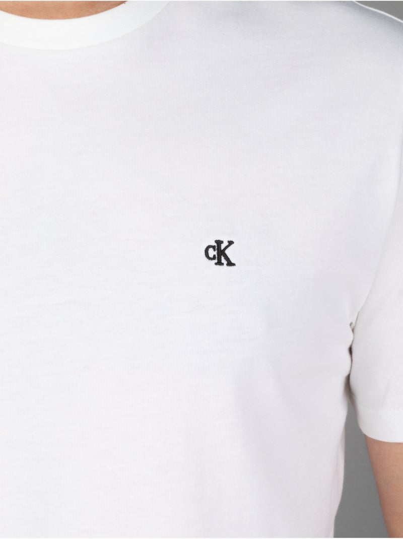 Tee Shirt pack x2 - Calvin Klein Blanc - Kiabi