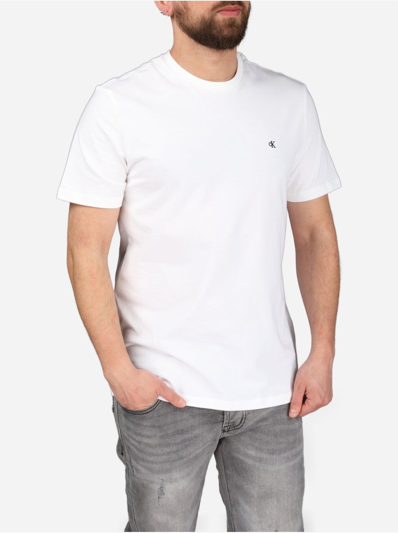 Tee Shirt pack x2 - Calvin Klein Blanc - Kiabi