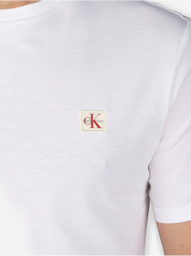 Tee Shirt pack x2 - Calvin Klein Blanc - Kiabi