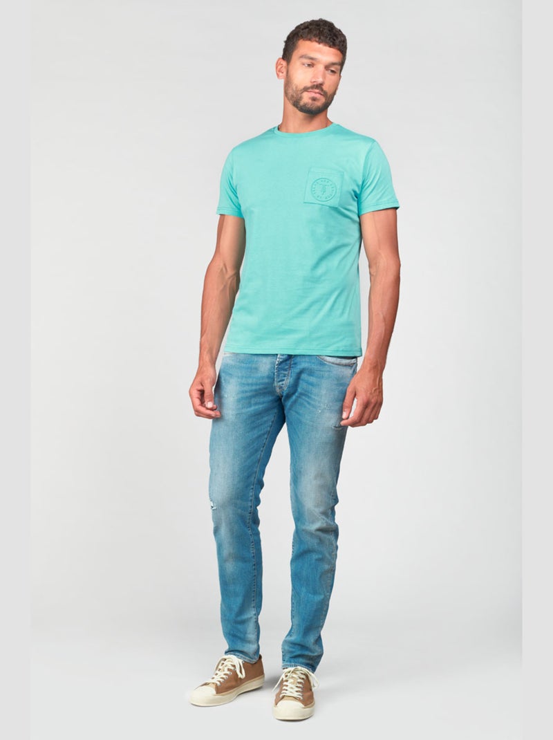 Tee-Shirt PAIA 'Le Temps Des Cerises' Bleu - Kiabi