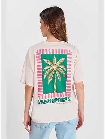 Tee-shirt palms 'le temps des cerises'