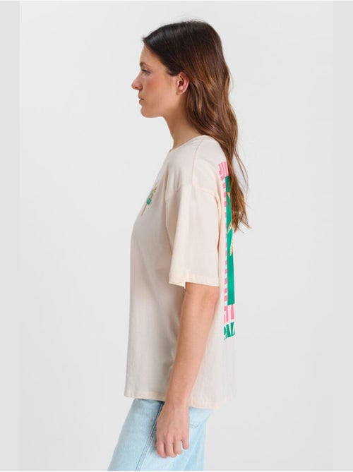 Tee-Shirt PALMS 'Le Temps Des Cerises' - Kiabi Tee-Shirt PALMS 'Le Temps Des Cerises' - Kiabi