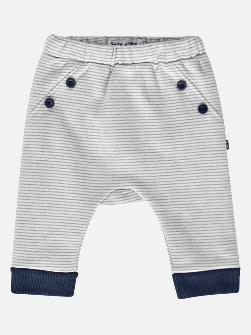 TEE SHIRT PANTALON CHAUSSETTES DAVY Bleu - Kiabi