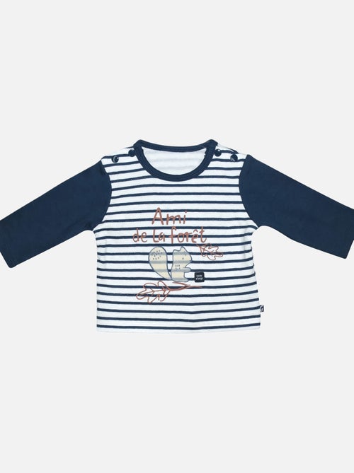 TEE SHIRT PANTALON FLORIANO MAILLE BEBE - Kiabi