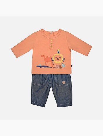 TEE SHIRT PANTALON GAETAN MANCHES LONGUES NAISSANCE