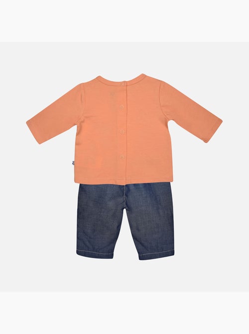TEE SHIRT PANTALON GAETAN MANCHES LONGUES NAISSANCE - Kiabi