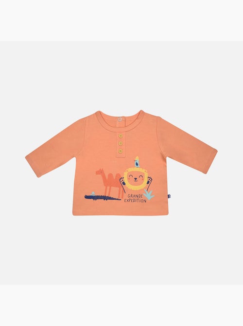 TEE SHIRT PANTALON GAETAN MANCHES LONGUES NAISSANCE - Kiabi