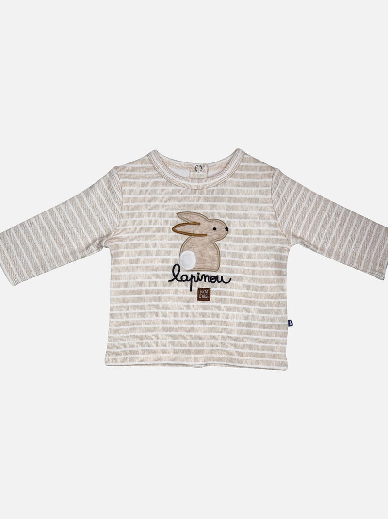 TEE SHIRT PANTALON IVANO MAILLE NAISSANCE Blanc - Kiabi