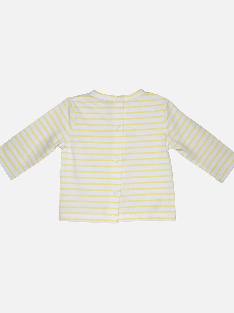TEE SHIRT PANTALON LAMARA MANCHES LONGUES BEBE Beige - Kiabi
