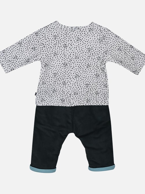 TEE SHIRT + PANTALON NAISSANCE FIDEL - Kiabi