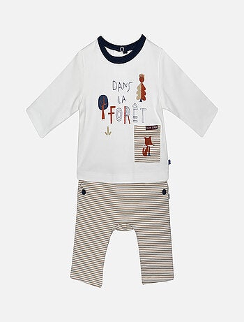 TEE SHIRT + PANTALON NAISSANCE FRANKLIN