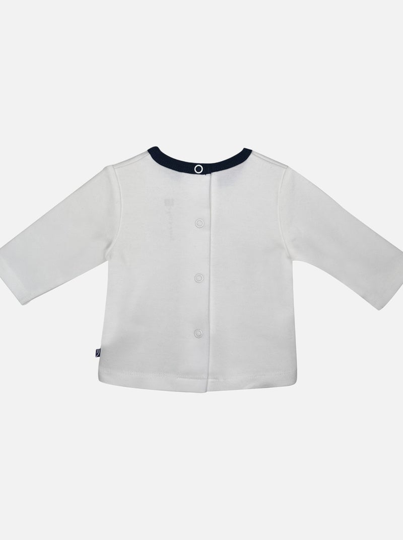 TEE SHIRT + PANTALON NAISSANCE FRANKLIN Beige - Kiabi