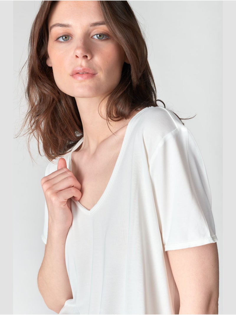 Tee-Shirt PARODIA 'Le Temps Des Cerises' Blanc - Kiabi