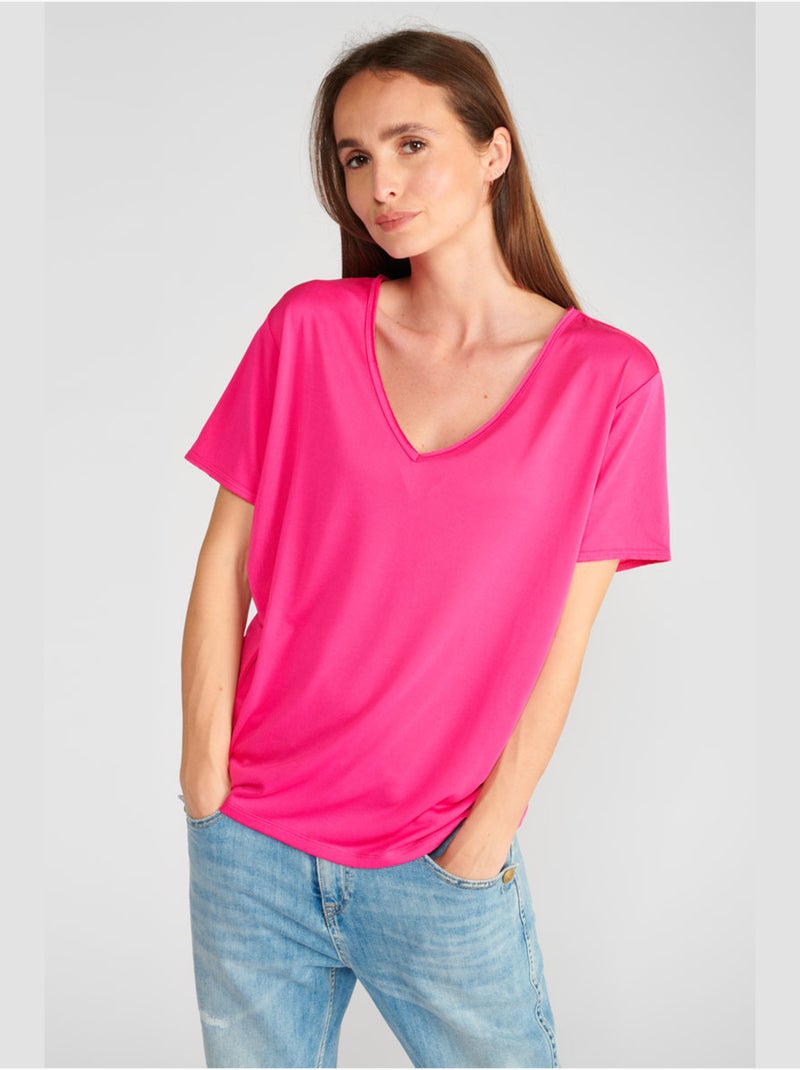 Tee-Shirt PARODIA 'Le Temps Des Cerises' Rose - Kiabi