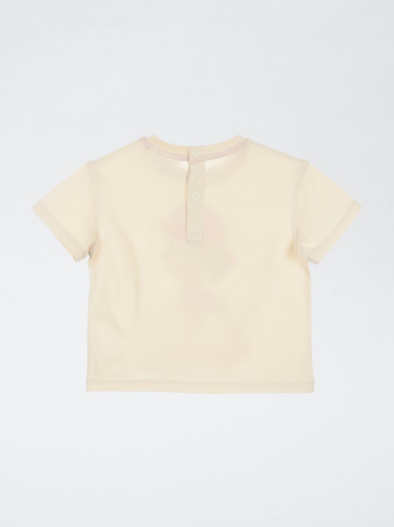 Tee-shirt 'Pat' Patrouille' à manches courtes Beige - Kiabi