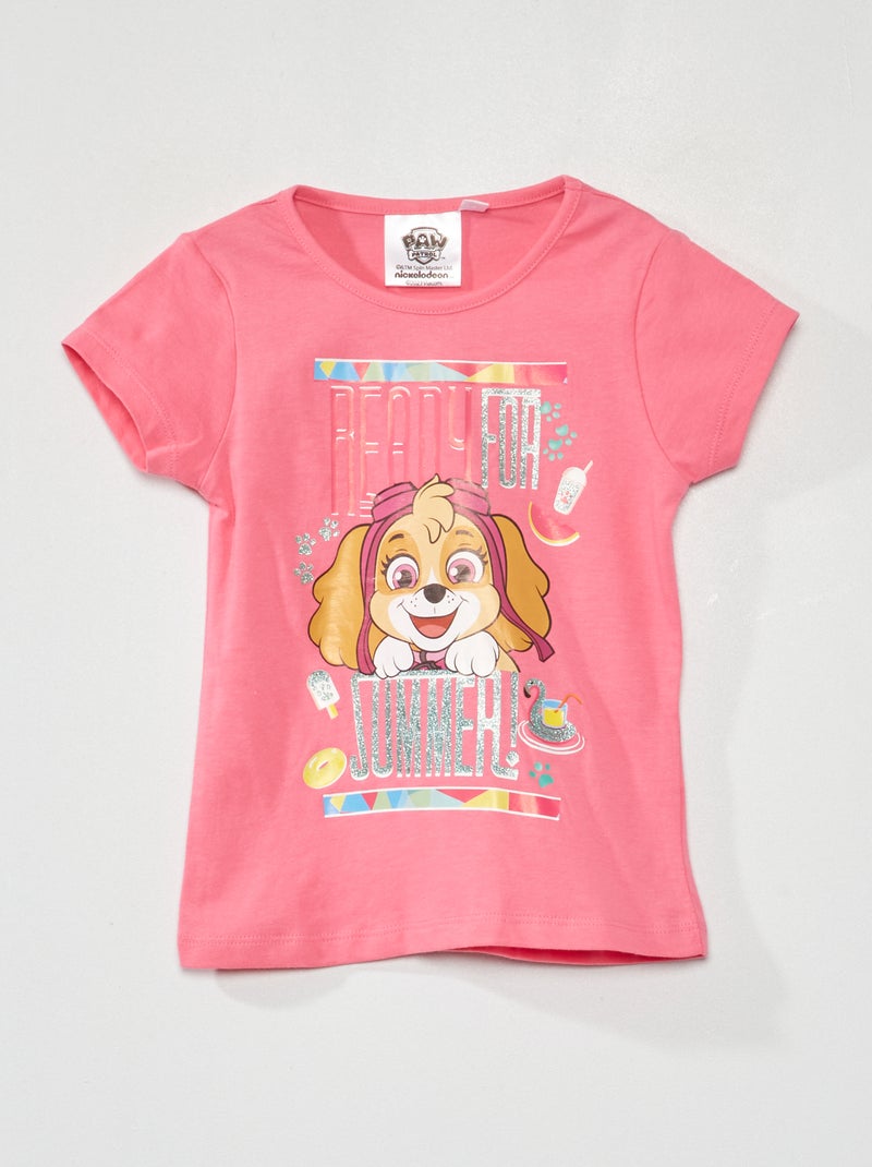 Tee-shirt 'Pat 'patrouille' rose - Kiabi