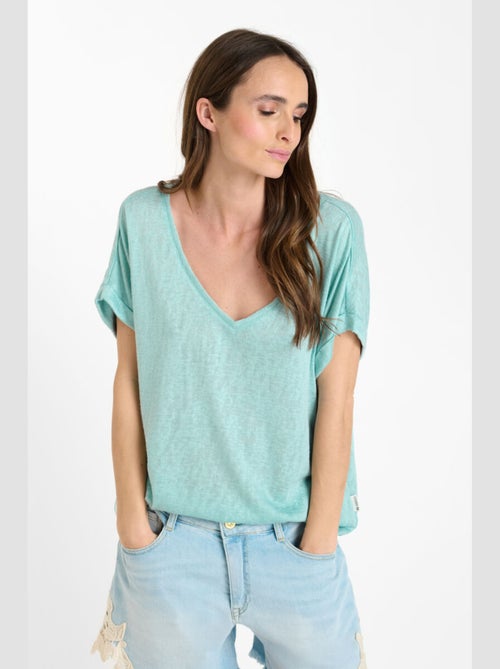 Tee-Shirt PATI 'Le Temps Des Cerises' - Kiabi