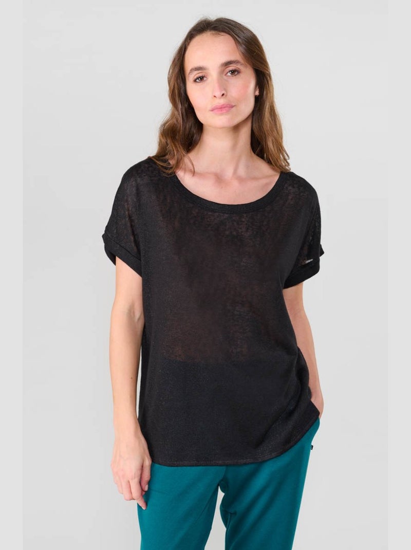 Tee-Shirt PATRUL 'Le Temps Des Cerises' Noir - Kiabi