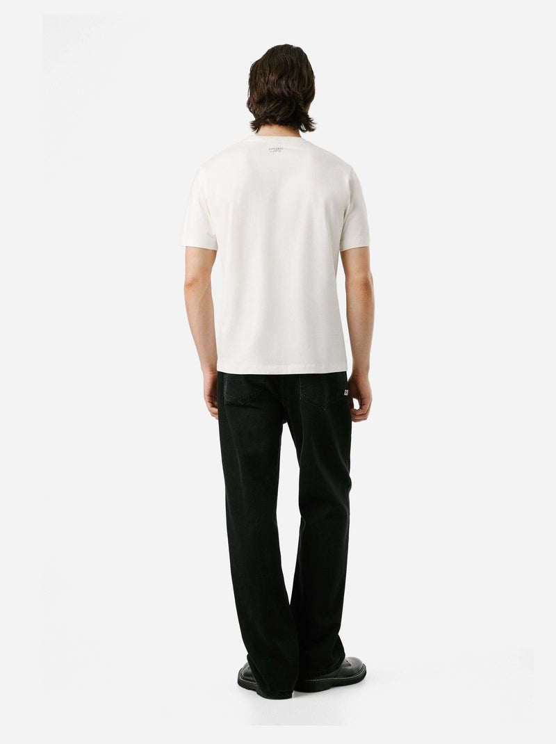 Tee Shirt Pepe Jeans à manches courtes Blanc - Kiabi
