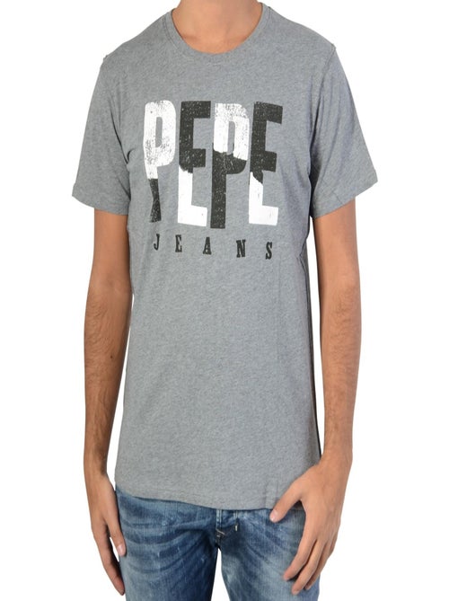 Tee Shirt Pepe Jeans Chaos Grey Marl - Kiabi