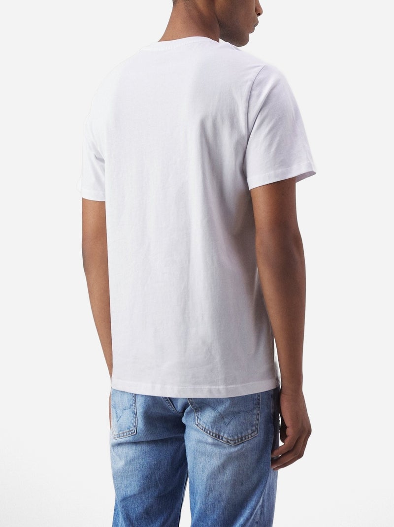 Tee Shirt Pepe Jeans Clag Blanc - Kiabi