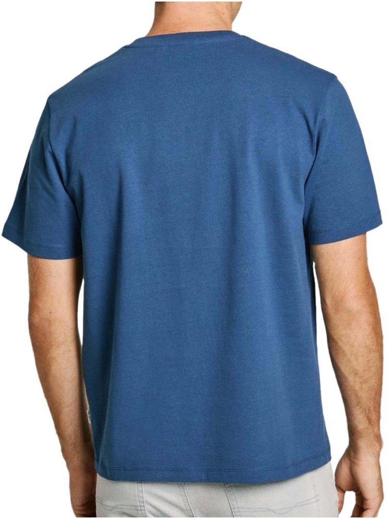 Tee Shirt Pepe Jeans Connor Bleu - Kiabi
