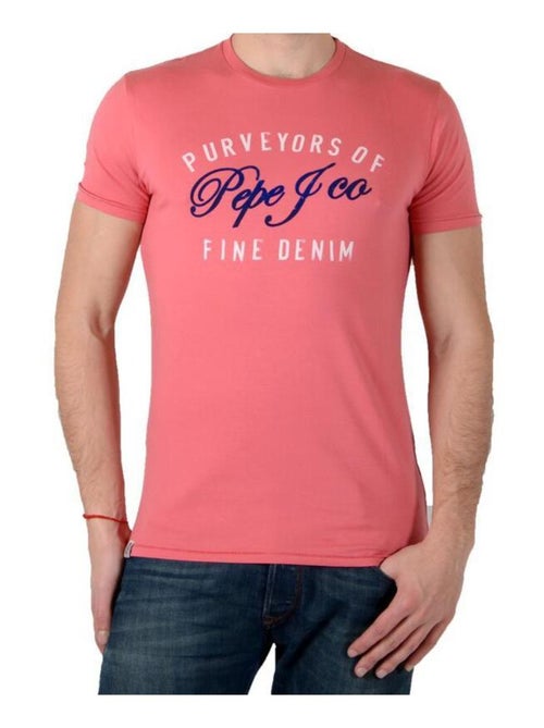 Tee Shirt Pepe Jeans Direction Crew PM501384 Slate Rose 373 - Kiabi