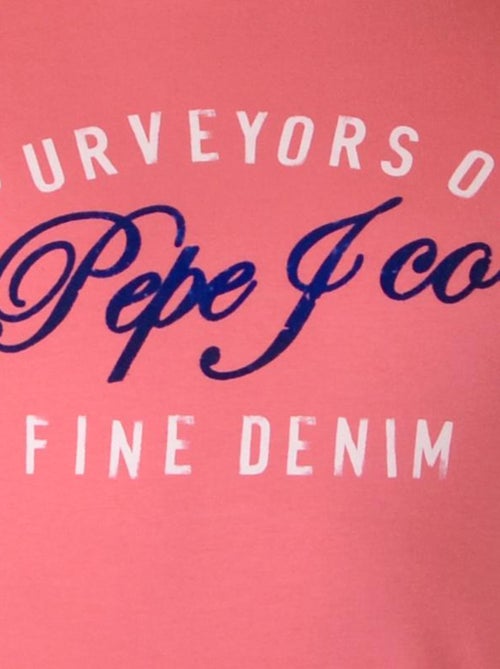 Tee Shirt Pepe Jeans Direction Crew PM501384 Slate Rose 373 - Kiabi