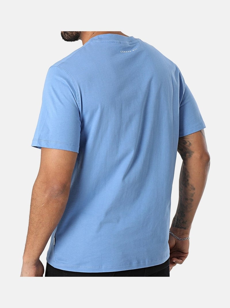 Tee Shirt Pepe Jeans Dorian Bleu - Kiabi