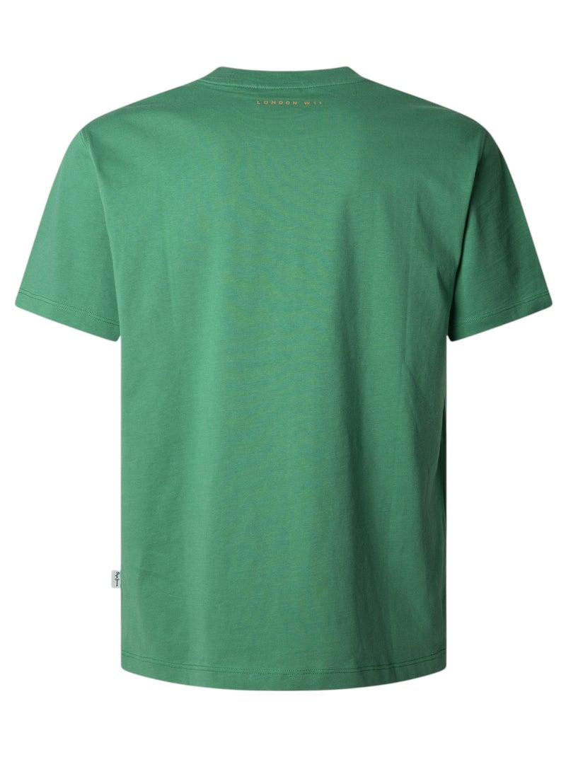 Tee Shirt Pepe Jeans Dumas Vert - Kiabi