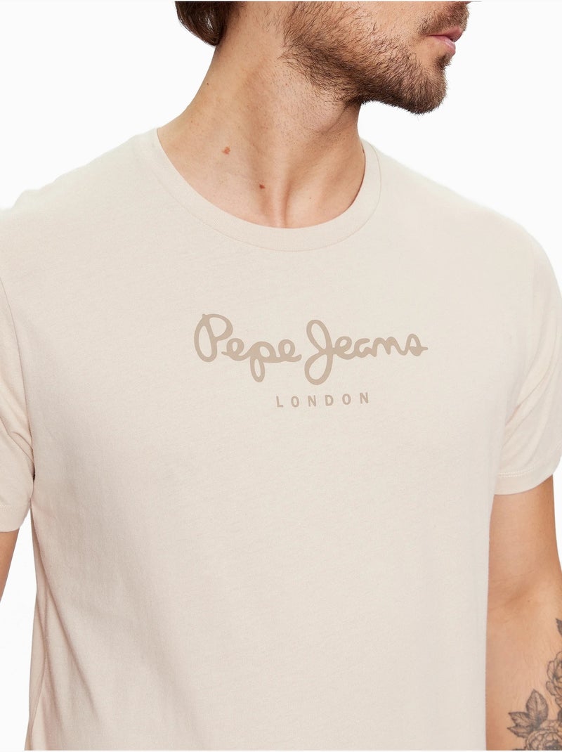 Tee Shirt Pepe Jeans Eggo Beige - Kiabi