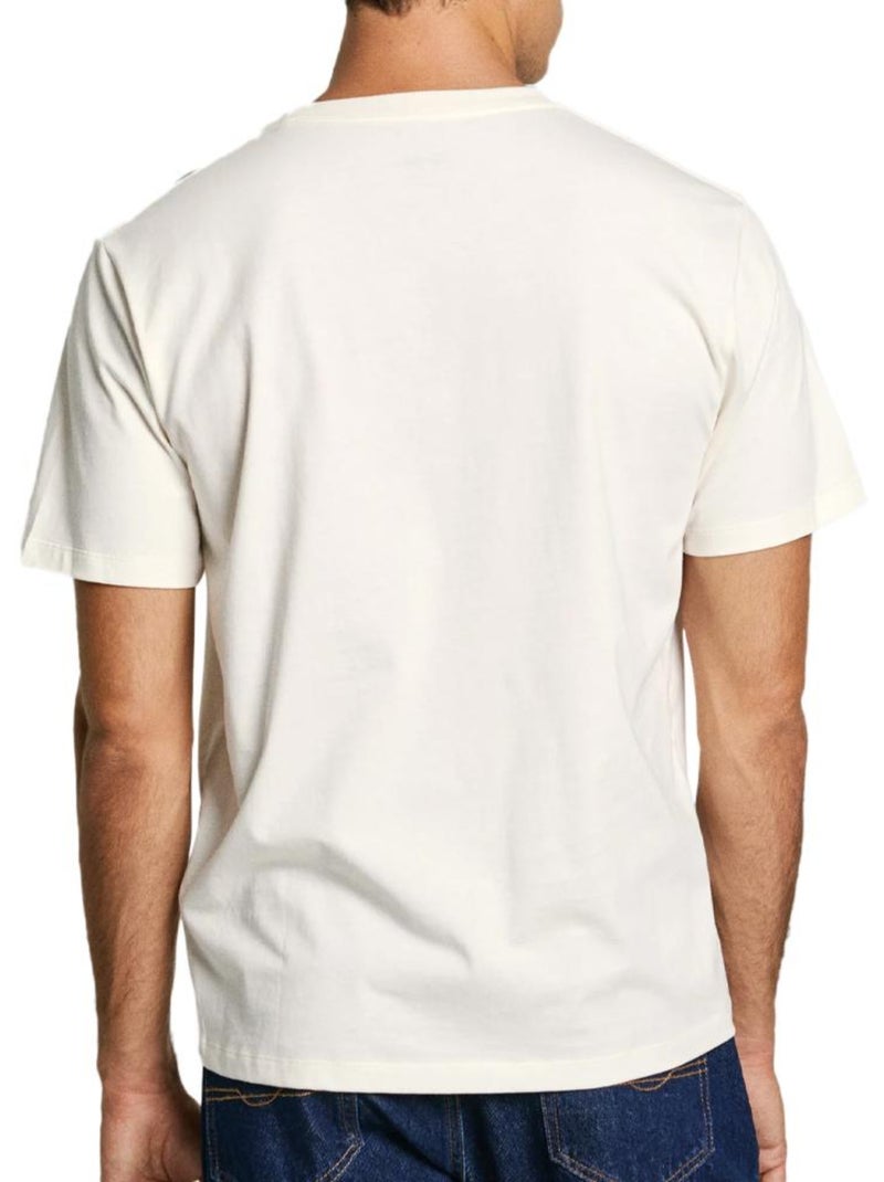 Tee Shirt Pepe Jeans Eggo Blanc - Kiabi