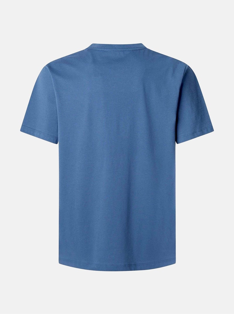 Tee Shirt Pepe Jeans Eggo Bleu - Kiabi