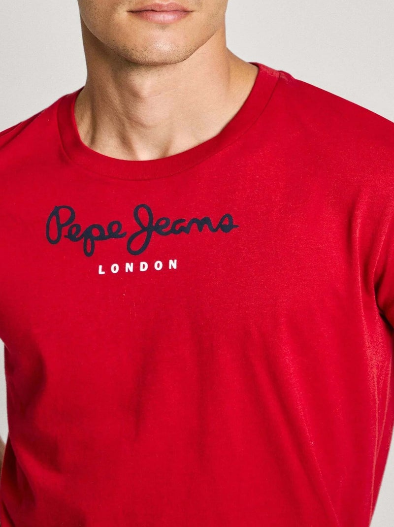 Tee Shirt Pepe Jeans Eggo Bleu - Kiabi