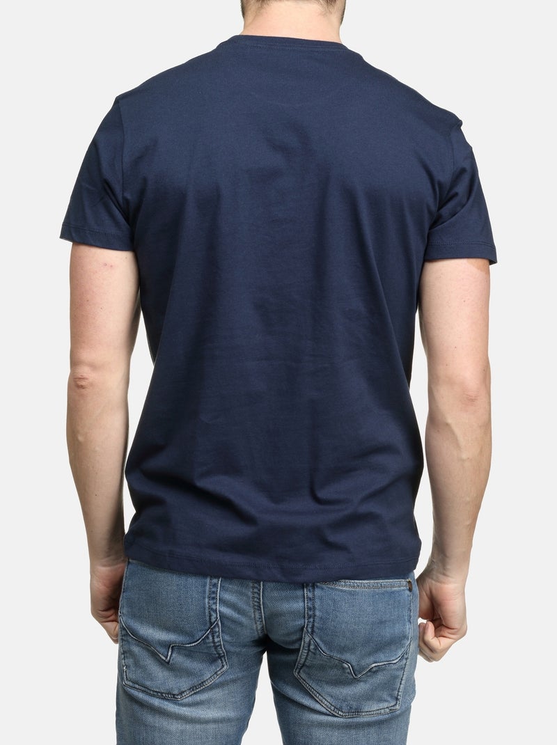 Tee Shirt Pepe Jeans Eggo Bleu foncé - Kiabi