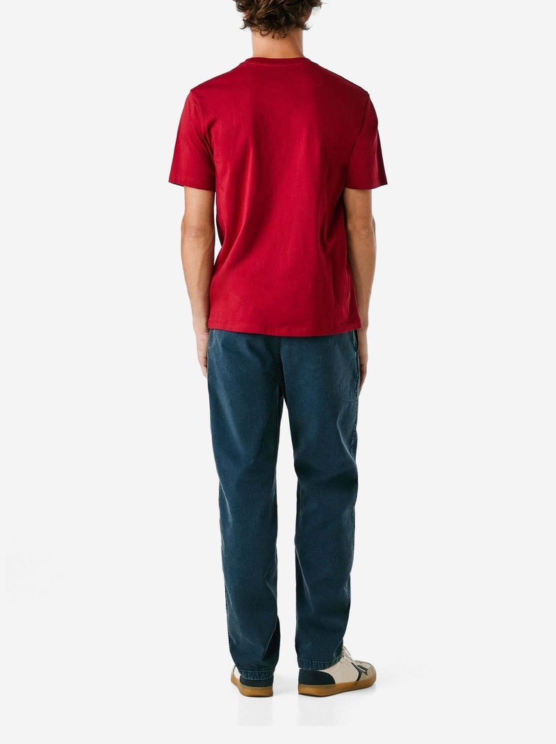 Tee Shirt Pepe Jeans Eggo Bordeaux - Kiabi