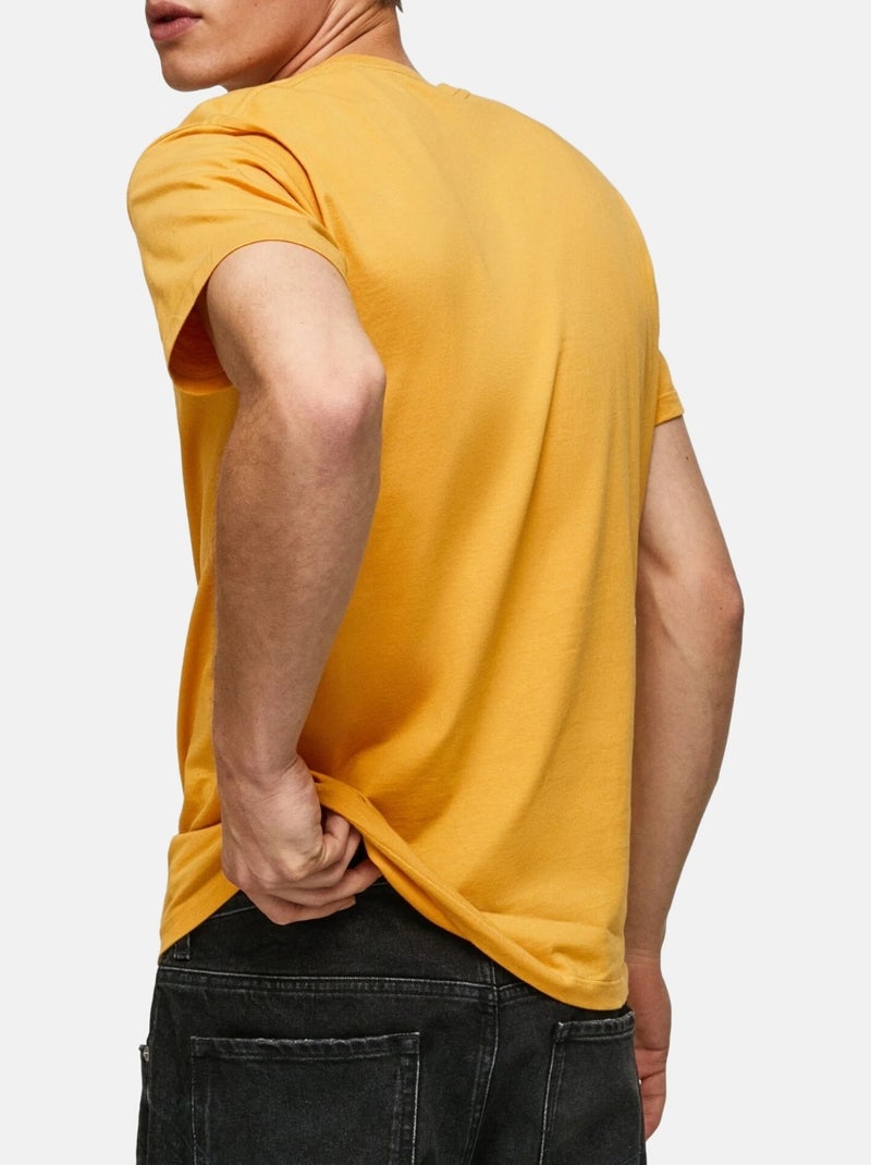 Tee Shirt Pepe Jeans Eggo Jaune - Kiabi