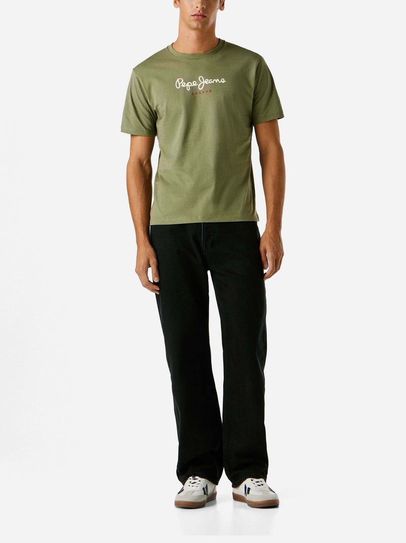 Tee Shirt Pepe Jeans Eggo Kaki - Kiabi
