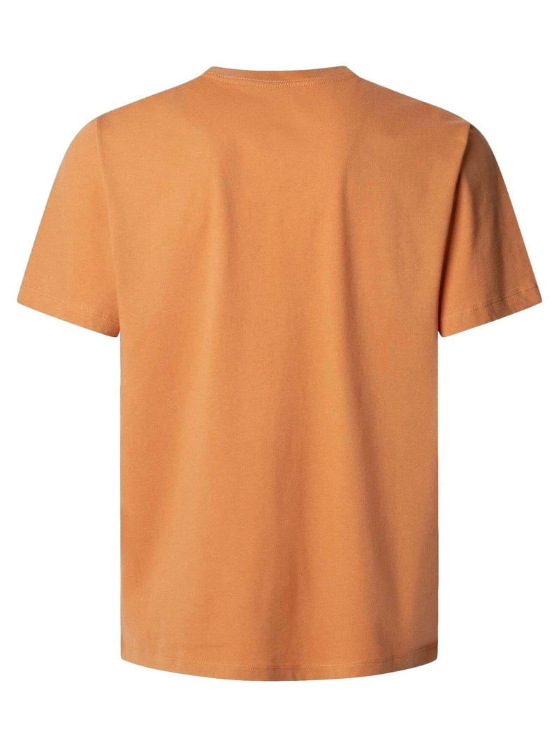 Tee Shirt Pepe Jeans Eggo Orange - Kiabi