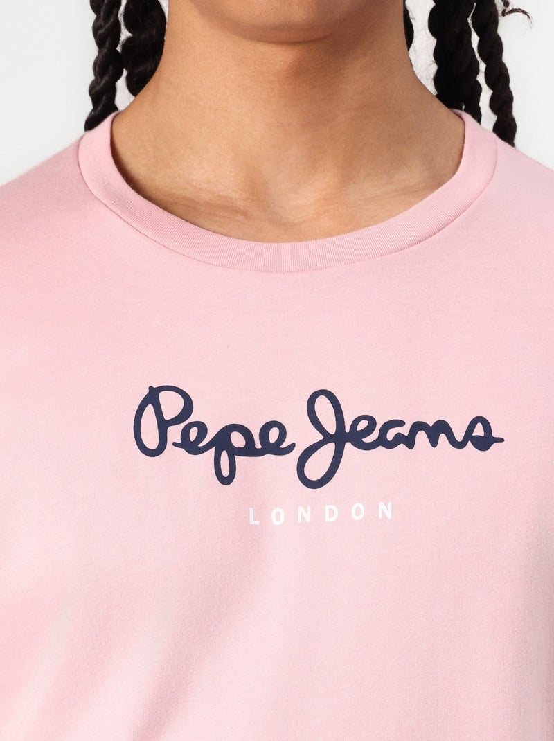 Tee Shirt Pepe Jeans Eggo Rose - Kiabi
