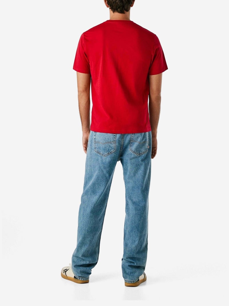 Tee Shirt Pepe Jeans Eggo Rouge - Kiabi