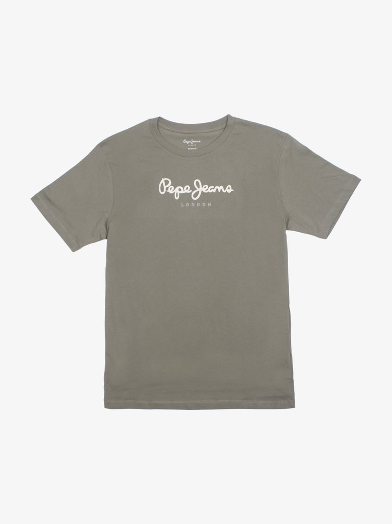 Tee Shirt Pepe Jeans Eggo Vert kaki clair - Kiabi