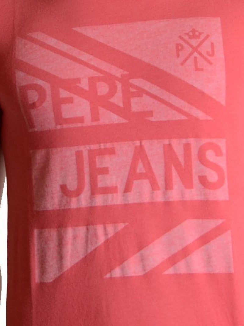 Tee Shirt Pepe Jeans Enfant Abbott Rouge - Kiabi